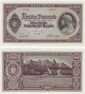 Hungary P111(AU) 100 Pengo