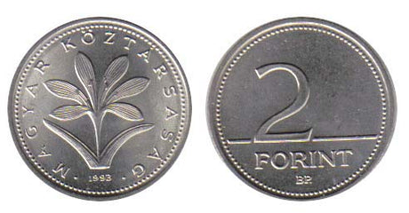 Hungary KM693(U) 2 Forint