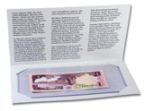 Hussein's 1 Dinar Single Banknote Folder (HUSSEINBNCARD)