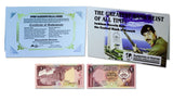 Hussein's 1 Dinar Single Banknote Folder (HUSSEINBNCARD)