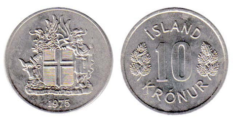 Iceland KM15(U) 10 Kronur