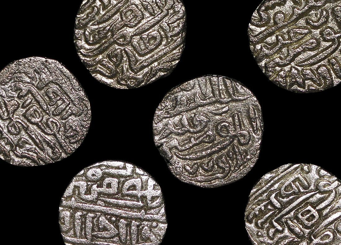 IN-DELHI-TANKA Medieval India, Sultinate of Dehi, Various Rulers (c.1246-1526 CE), Tangka(C)