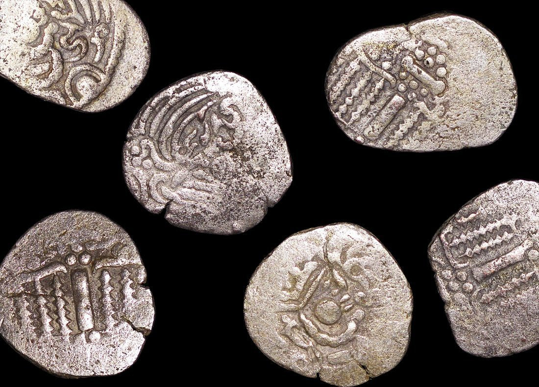 IN-DOSASSMIX Ancient India, Gurjura Kingdom of Sindh (780-980 CE), Drachm(C)