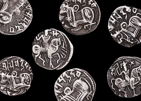 IN-SHAHI-BH Jital silver- Shahi dynasty 700-1000 CE(C)