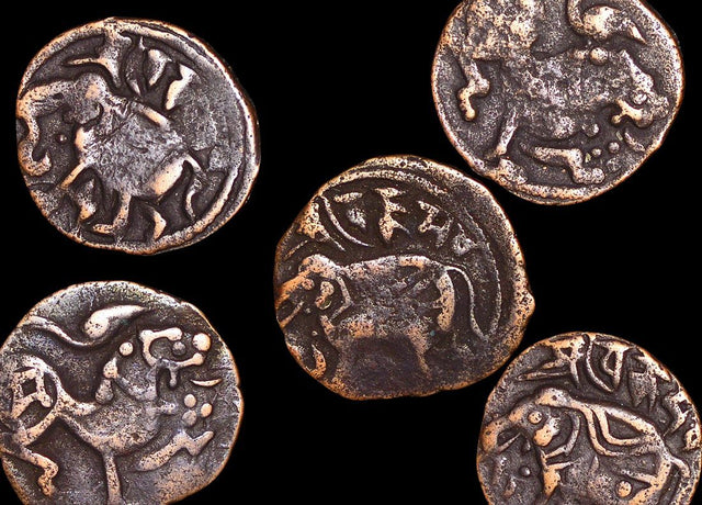 IN-SHAHI-BRZ Medieval India, Hindu Shahi or Shahiya Dynastiya, Various Rulers (c.870-1008 CE), Jital(C)