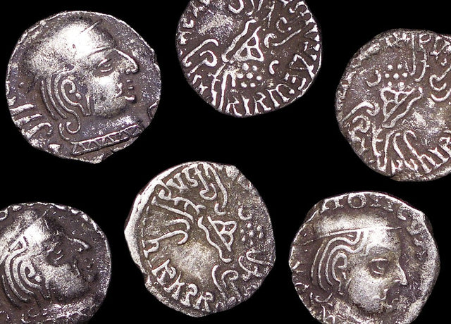 IN-WESTERNSATRAPS-VIJAY Ancient India, Western Satraps or Kshaharates, Vijaysena (238-250 CE), Drachm(C)