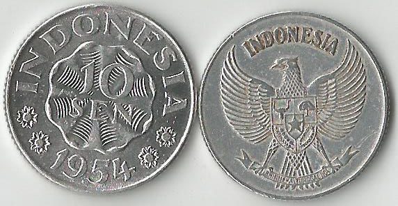 Indonesia KM6-12(U) 10 Sen