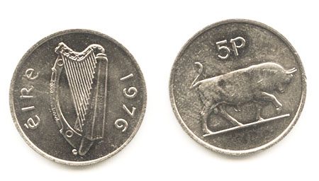 Ireland KM22(U) 5 Pence