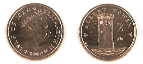 Isle of Man KM1254(U) 2 Pence