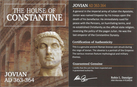 JOVIAN(AE3)NGC(AU) Roman AE of Jovian (363-364) NGC(AU)