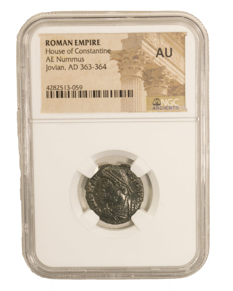 JOVIAN(AE3)NGC(AU) Roman AE of Jovian (363-364) NGC(AU)