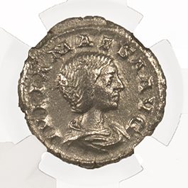 JULIAMAESA(AR)NGC(VF) Julia Maesa Silver Antoninianus NGC Certified Slab(VF)