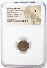 Roman Ae Of Julian Ii (As Ceaser)(Ad 361-363) NGC