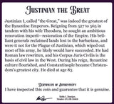 JUSTINIAN-BBOX Justinian the Great (Black Box)