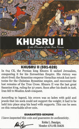 KHUSRU-II-NGC(NG) Khusru II & the True Cross (NGC Slab)(NG)