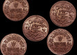 India Princely States KMY47(U) India Kutch KMY47(U) British India, Princely State, Kutch, Khengarji III (1875 - 1942 CE), Copper Dokdo, dated 1920 CE, uncirculated, considerable lustre