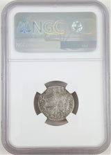 LEO-HOGMOUTH-NGC(MG) Leopold the Hogmouth - Silver 3 Kreuzer - NGC Certified Slab (Medium Grade)(MG)