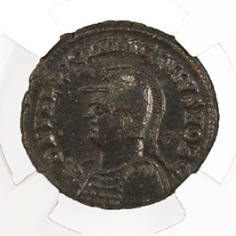 LICINIUS2ND(AE3)NGC(VF) Roman AE of Licinius II (AD 317-324) NGC(VF)