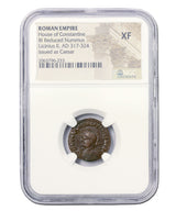 LICINIUS2ND(AE3)NGC(XF) Roman AE of Licinius II (AD 317-324) NGC(XF)