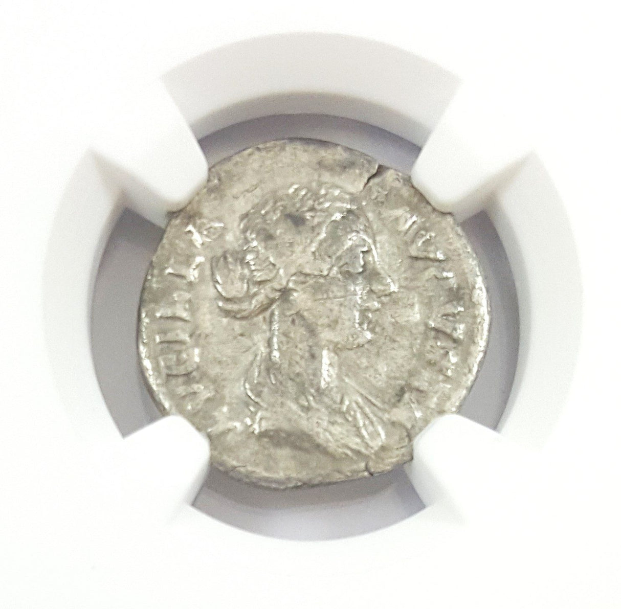 LUCILLA(AR)NGC(CH-F) Roman Silver Denari of Lucilla NGC(CH-F)