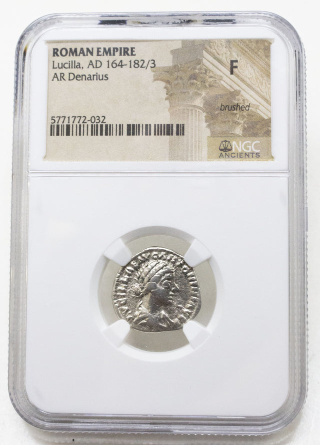 LUCILLA(AR)NGC(F) Roman Silver Denari of Lucilla NGC(F)