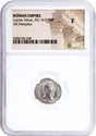 LUCIUSVERUS(AR)NGC(F) Lucius Verus Silver Denarius NGC Certified Slab(F)