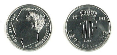 Luxembourg KM63(U) 1 Franc