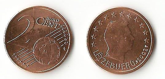 Luxembourg KM76(U) 2 Luxe. Cents