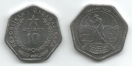 Madagascar KM27(1999)(U) 10 Ariary