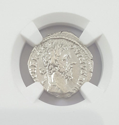 MARCUSAURELIUS(AR)NGC(CH-VF) Roman Silver Denarius of Marcus Aurelius (AD 161-180) NGC(CH-VF)