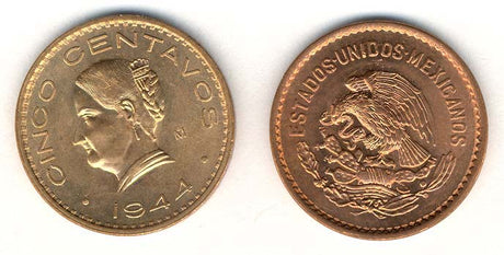 Mexico KM424(U) 5 Centavos