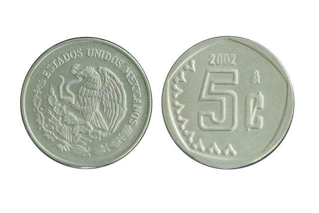 Mexico KM546(U) 5 Centavos