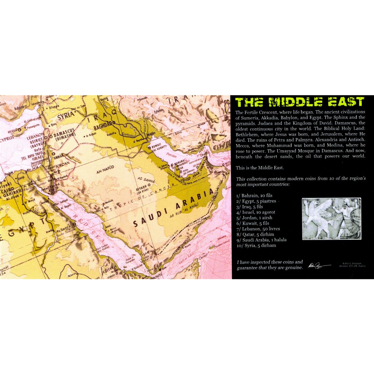 MIDDLEEAST10CNBOX The Middle East: 10 Coin Boxed Set