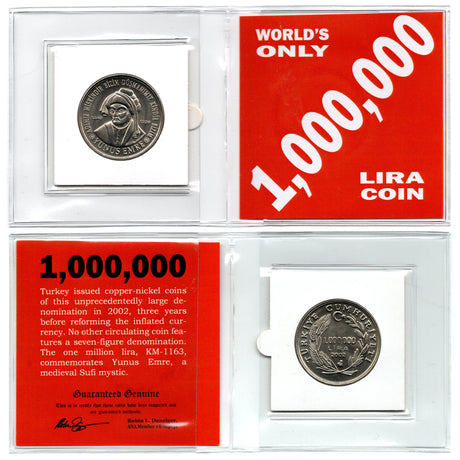 MILLIONMINI World's Only 1,000,000 Lira Coin (Mini Album)