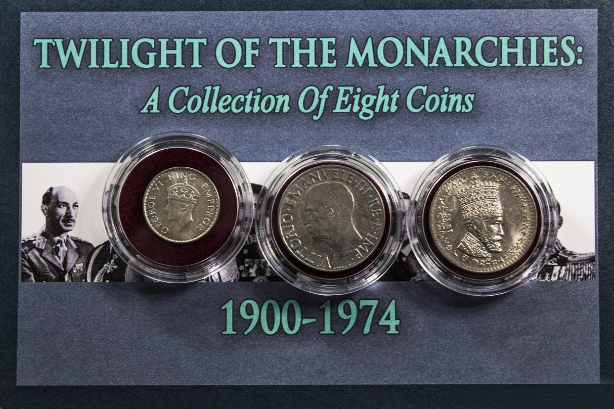 MONARCH8CNBOX Twilight of the Monarchies Box: A Collection of 8 Coins (Eight-Coin Box)