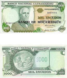 Mozambique P119(U) 1,000 Escudos