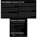 NAZICOLLECTION Nazi Germany: A Boxed Collection of 12 Coins (Twelve-Coin Boxed Set)