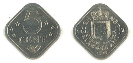 Netherlands Antillies KM13(U) 5 Cents