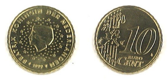 Netherlands KM237(U) 10 Neth. Cents