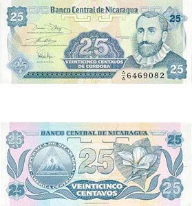 NICA170(U) Nicaragua P170(U) 25 Centavos