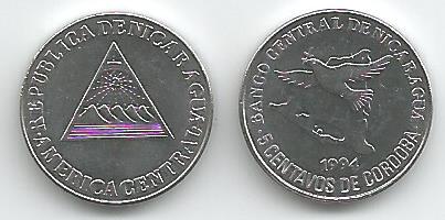 Nicaragua KM80(U) 5 Centavos