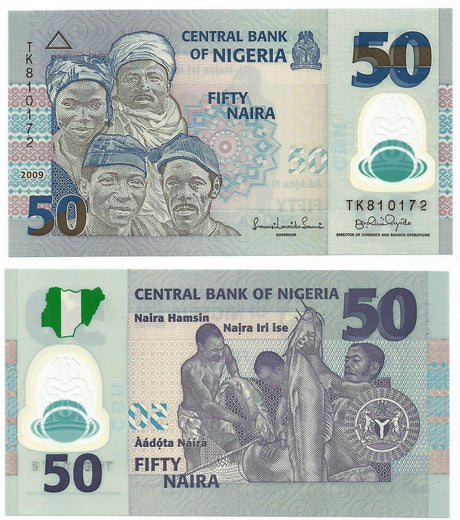 Nigeria P40(U) Nigeria 50 Naira - Polymer (Plastic)