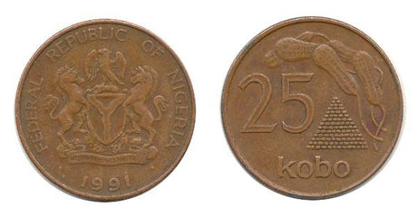 Nigeria KM11a(VF) 25 Kobo