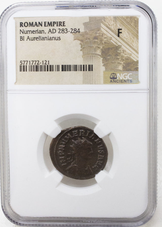 NUMERIAN(BILLON-ANT)NGC(F) Roman Billon ANT of Numerian (CE283-284) NGC(F)