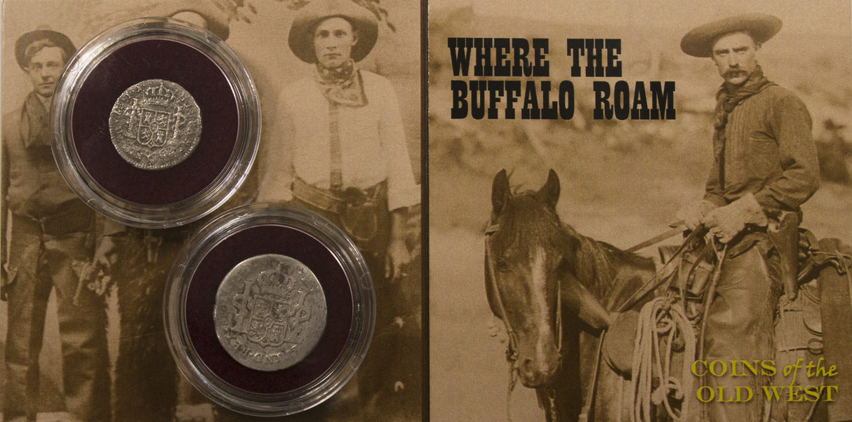 OLDWESTBOX Where the Buffalo Roam: Coins of the Old West (2-Coin Box)