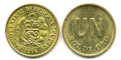 Peru KM266.1(U) 1 Sol