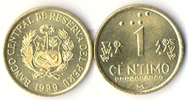 Peru KM303(U) 1 Centimo