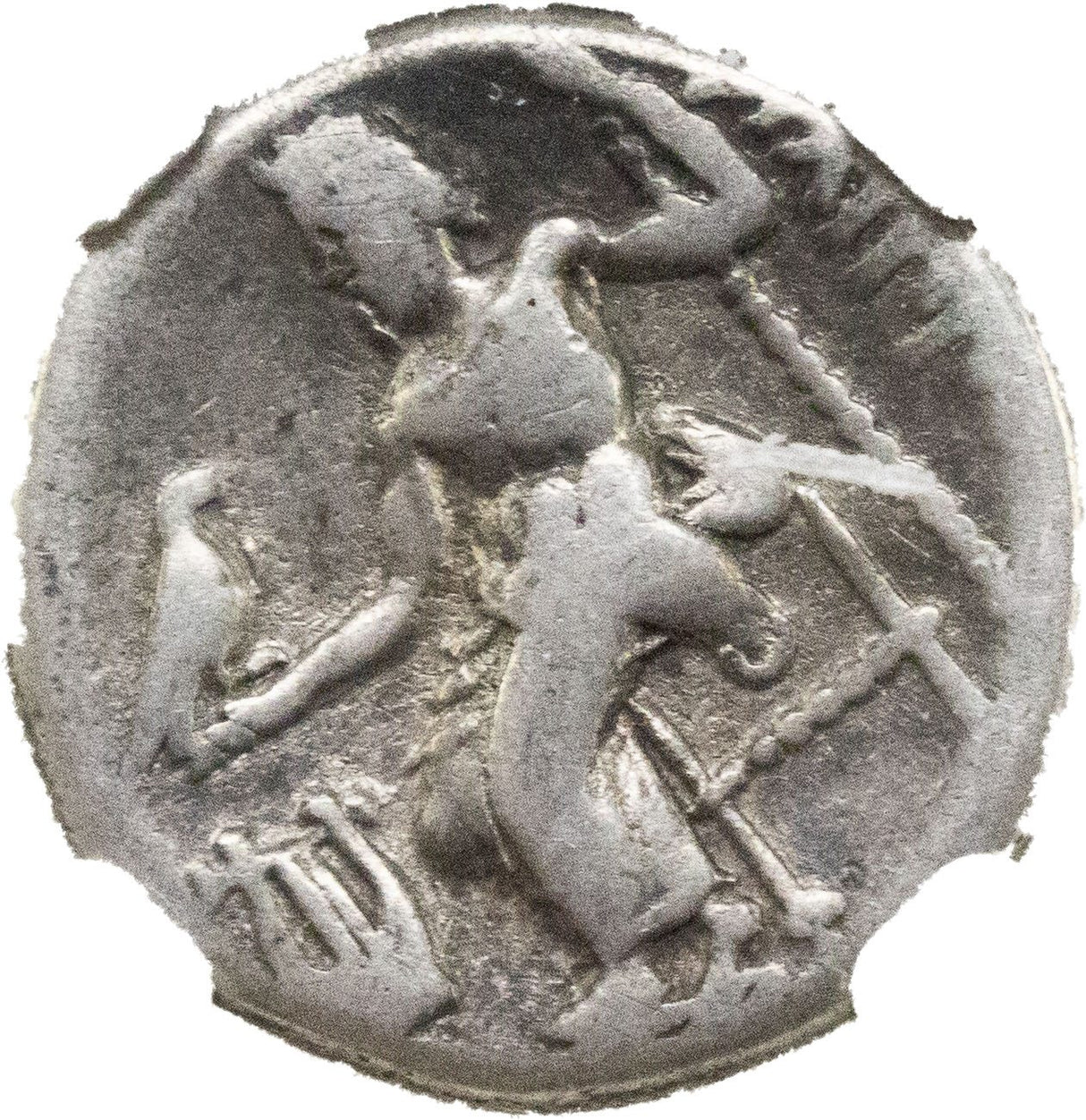 PHILIP-III-(AR)DRACHM-NGC(VG) Ancient Greek, Macedonian Empire, Philip III, Silver Drachm NGC Certified Slab(VG)