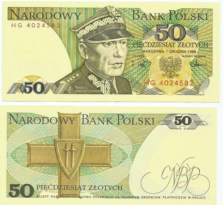 Poland P142(U) 50 Zlotych