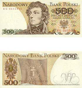 Poland P145(U) 500 Zlotych